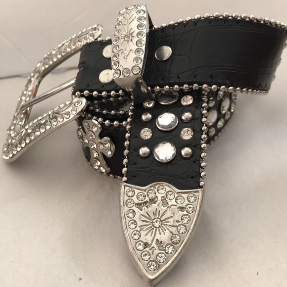 Western Belt Embellished Rinestones